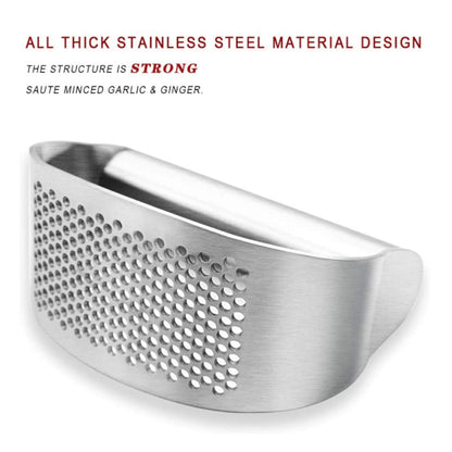 Garlic Press Rocker Stainless Steel Garlic Crusher