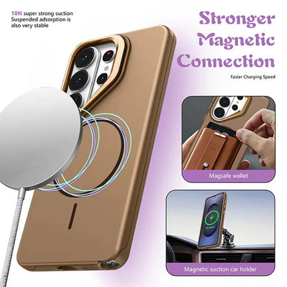 Compatible with Samsung S26 Ultra Symmetry Magsafe Lens Holder Case