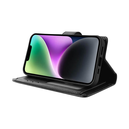 Suitable for Phone Hanman Mila Series Leather Dual Wallet Filp Case