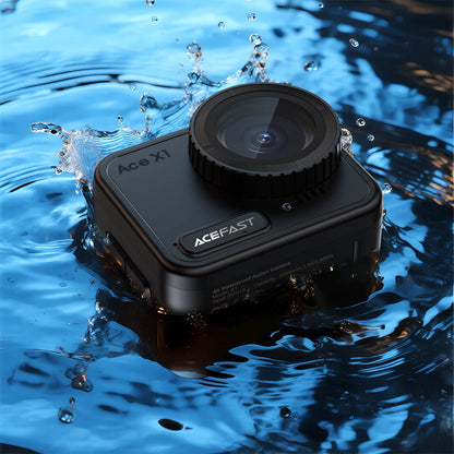 Acefast 170° Wide Angle 21m Waterproof Touch Screen 4K Action Camera X1