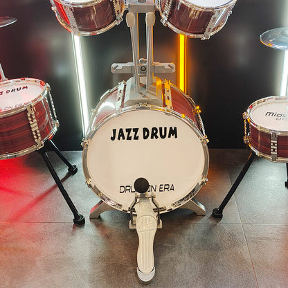 Mobie Educational Instrument Durable Toy Jazz Drum Set for Kids Ages 3-8