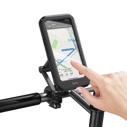 Hoco Bicycle & Motorcycle Fully Enclosed Waterproof Mobile Phone Holder CA101
