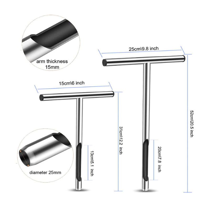 Soil Tube Sampler with Handle Comes Polished Inside Stainless Steel 304 12 inch