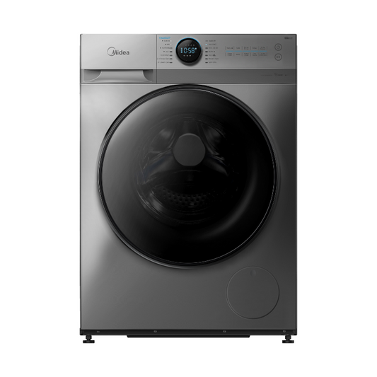 Midea 9KG Steam Wash Front Load Washing Machine with Wi-Fi - Titanium