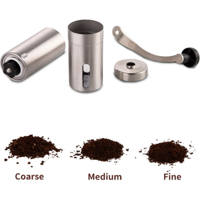 Hand Coffee Machine Coffee Grinder Pepper Mill Coffee Stainless Steel 304 Silver