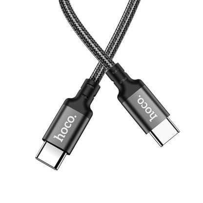 Hoco Double Speed 60W Charging Data Cable Type-C to Type-C 1m X14