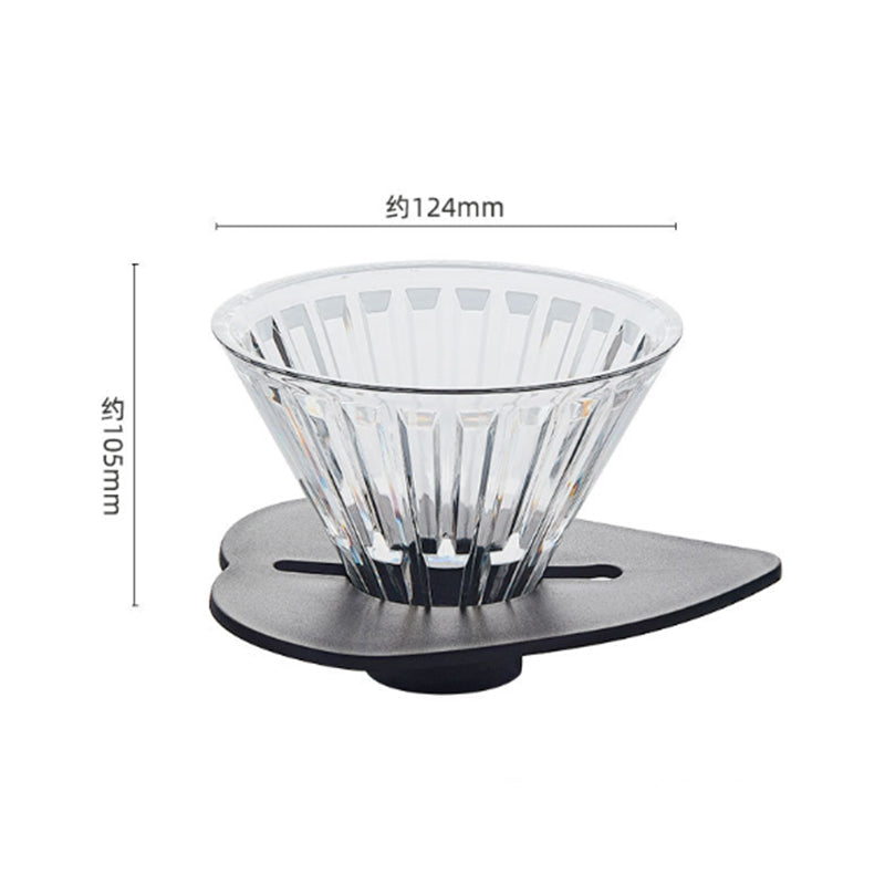Coffee Dripper with a designed base Slow Brewing Accessories L