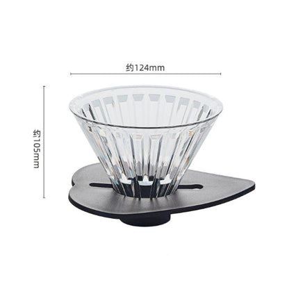 Coffee Dripper with a designed base Slow Brewing Accessories L