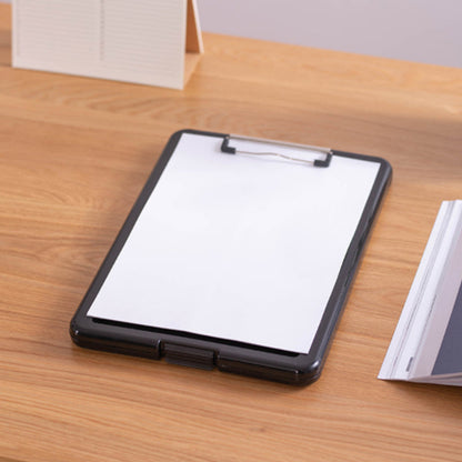 Plastic Storage Clipboard with Low Profile Clip, Heavy Duty Nursing Clipboards