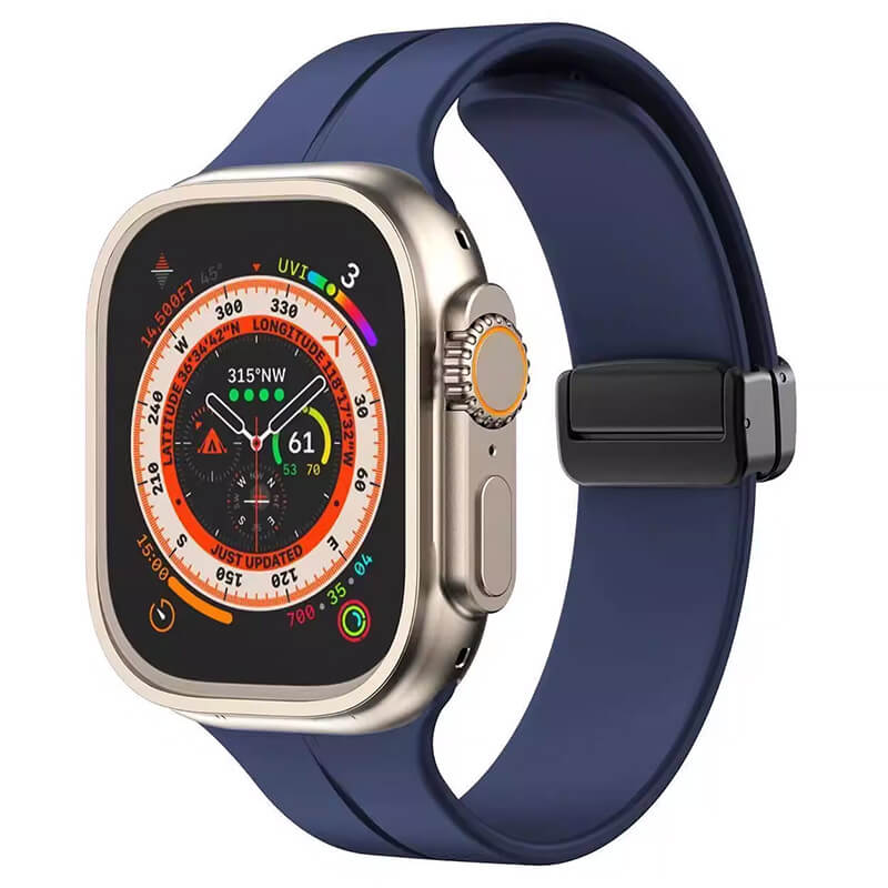 Mobie Glacier Series Soft Silicone Magnetic Clasp Apple Watch Band 42/44/45/46/49mm
