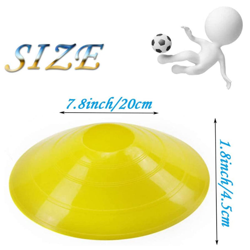 Welcome Back to School 50 Agility Training Sports Cones With Holder