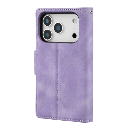 Compatible with Phone 17 Air Hanman Miro Leather 2-in-1 Wallet Case with Magnetic Back
