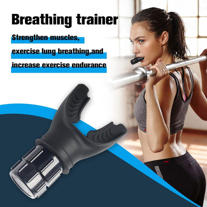 Breathing Trainer Breath Booster Strength Lung Fitness Exerciser Device Silicone