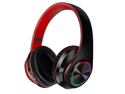 Wireless bluetooth Headset Headphones Foldable Stereo Earphones LED Super