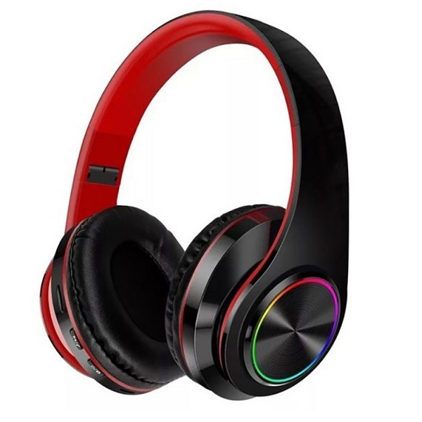 Wireless bluetooth Headset Headphones Foldable Stereo Earphones LED Super