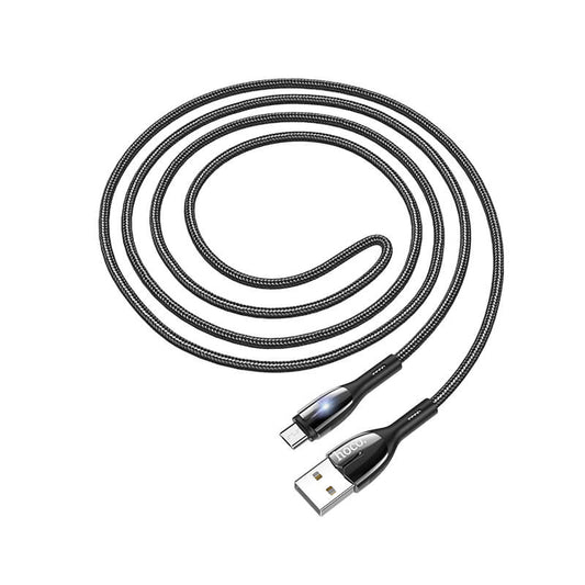Hoco Type-C to Micro Smart Indicator Charging Data Cable 1.2M U89