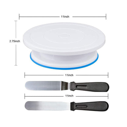 Cake Decorating Kit Cake Turntable Bakeware Set Pastry Tube Fondant 175pcs