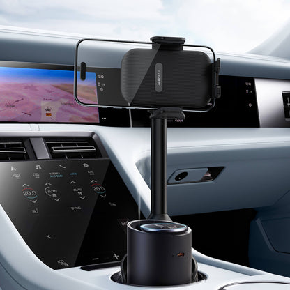 Acefast Car Cup Holder Phone Mount with One Touch Auto Clamp D72
