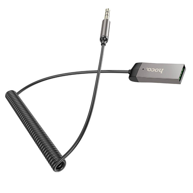Hoco E78 Benefit In Car AUX Bluetooth Audio Receiver with Cable E78