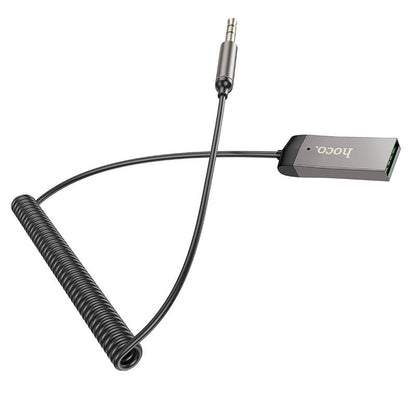 Hoco E78 Benefit In Car AUX Bluetooth Audio Receiver with Cable E78