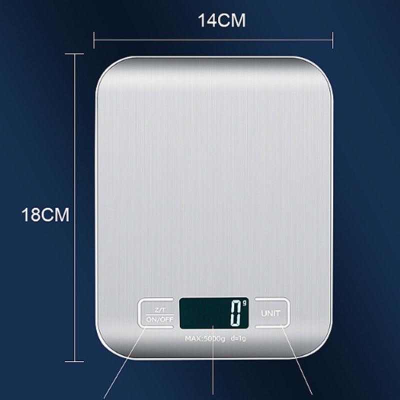 Digital Kitchen Scale Food Scale Food Grade Balance Scale USB Charging 10000g/1g