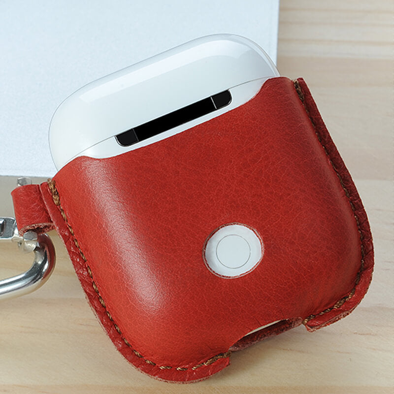 Mobie Head Layer Cowhide Shaping Shell Compatible with Airpods CS8115