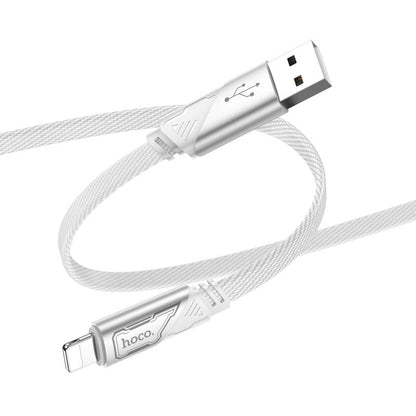 Hoco Braided Lighting to USB-A 2.4A Charging Data Cable 1.2m U119
