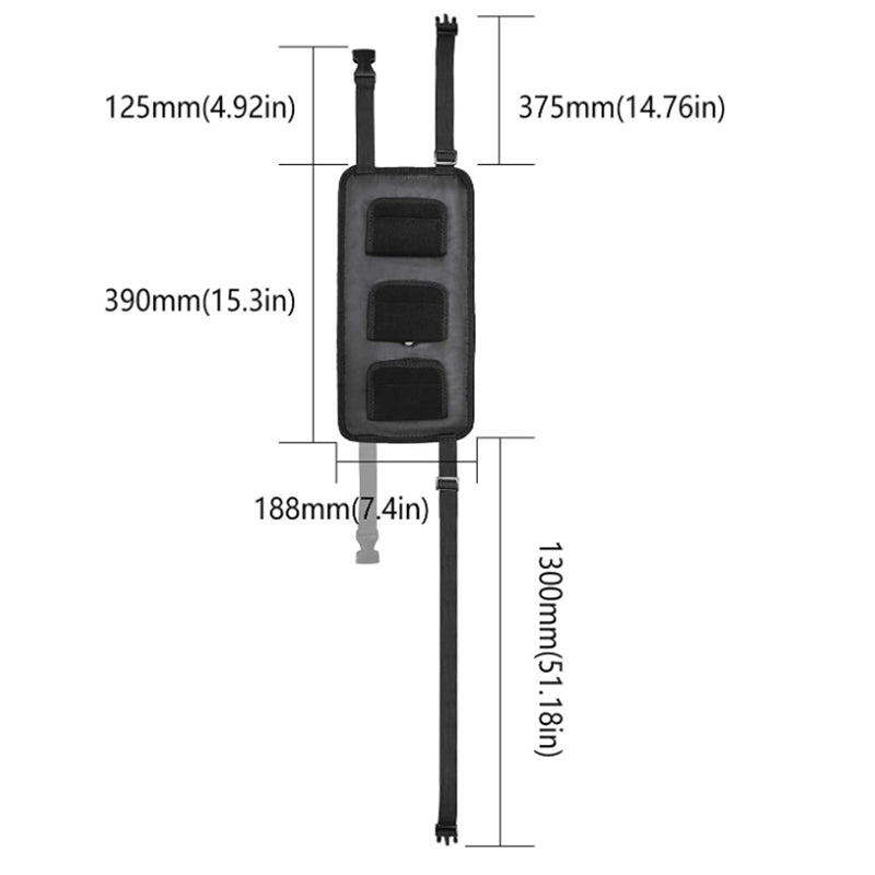 Fishing Rod Carrier, Pole Holder for Vehicle/Ship Rear Seats, Car, SUV, Wagons