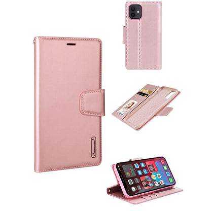 Hanman Mill Series Leather Wallet Flip Case Compatible with iPhone 15