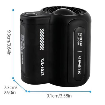 Mobie Outdoor Waist Clip Fan with Turbo Powerful Wind 10-Hour Battery F013