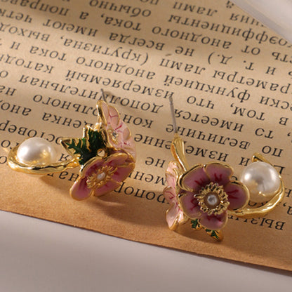 Embellique Reto Flower Dangle Earrings