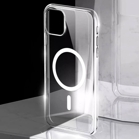 Crystal Magsafe Series Ultra-Thin Soft TPU Compatible with Samsung S25 Edge 2025 Case