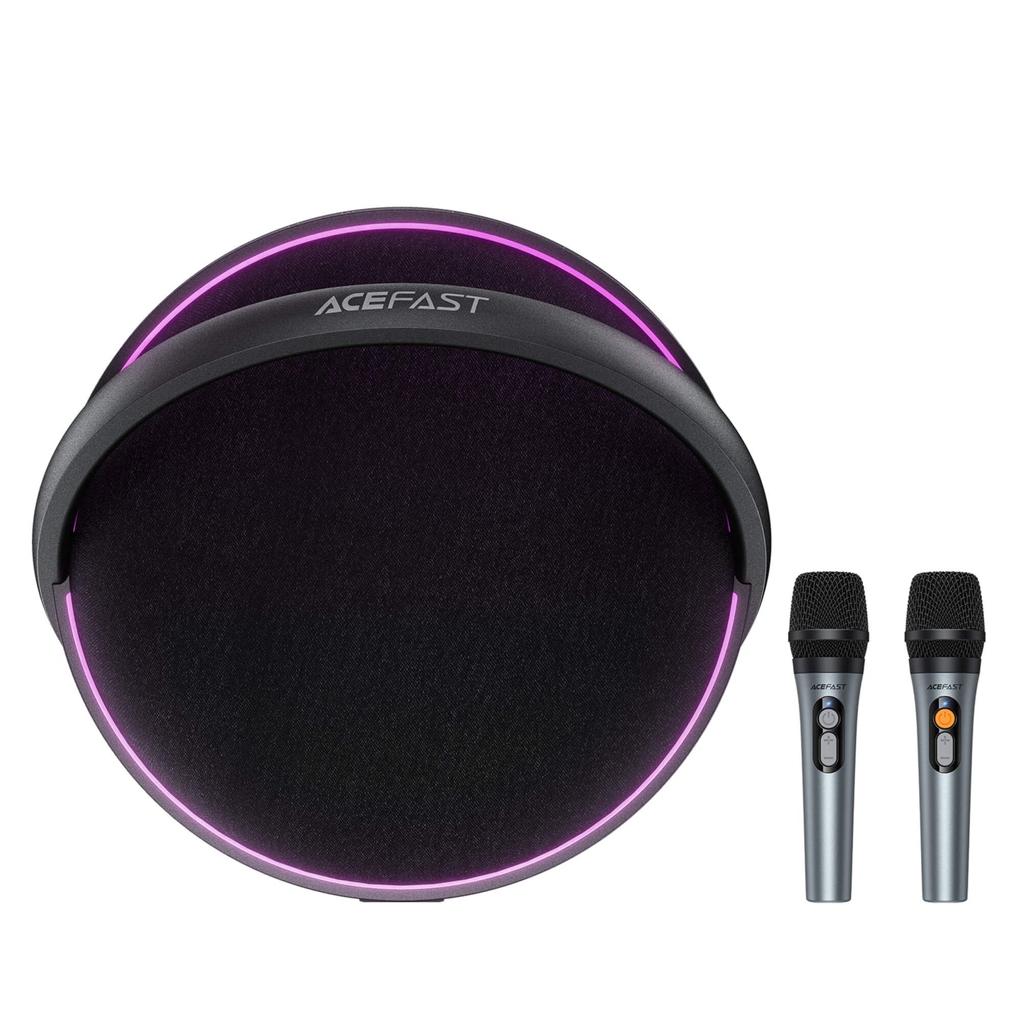 Acefast Portable Karaoke Speaker with 2 Wireless Mics & 6000mAh Power Bank K5 Max