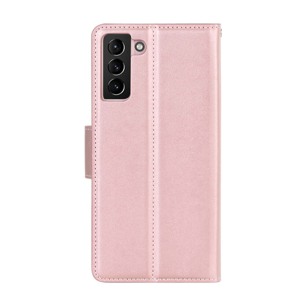Hanman Mill Series Leather Wallet Flip Case Compatible with OPPO A40 2024