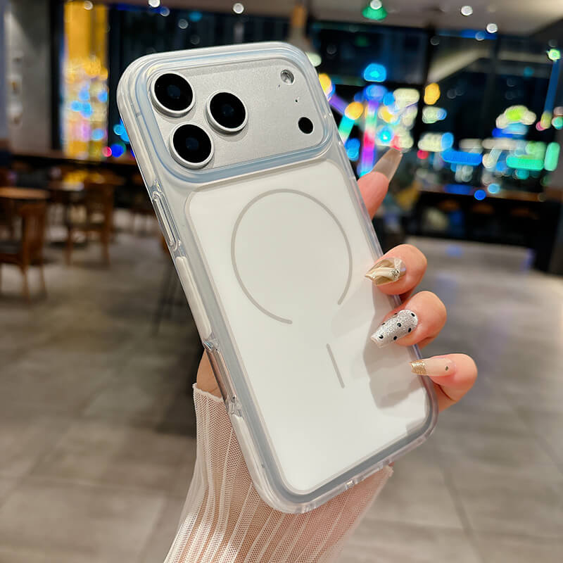 Compatible with iPhone 17 Aurora Pure Series Magsafe Phone Case