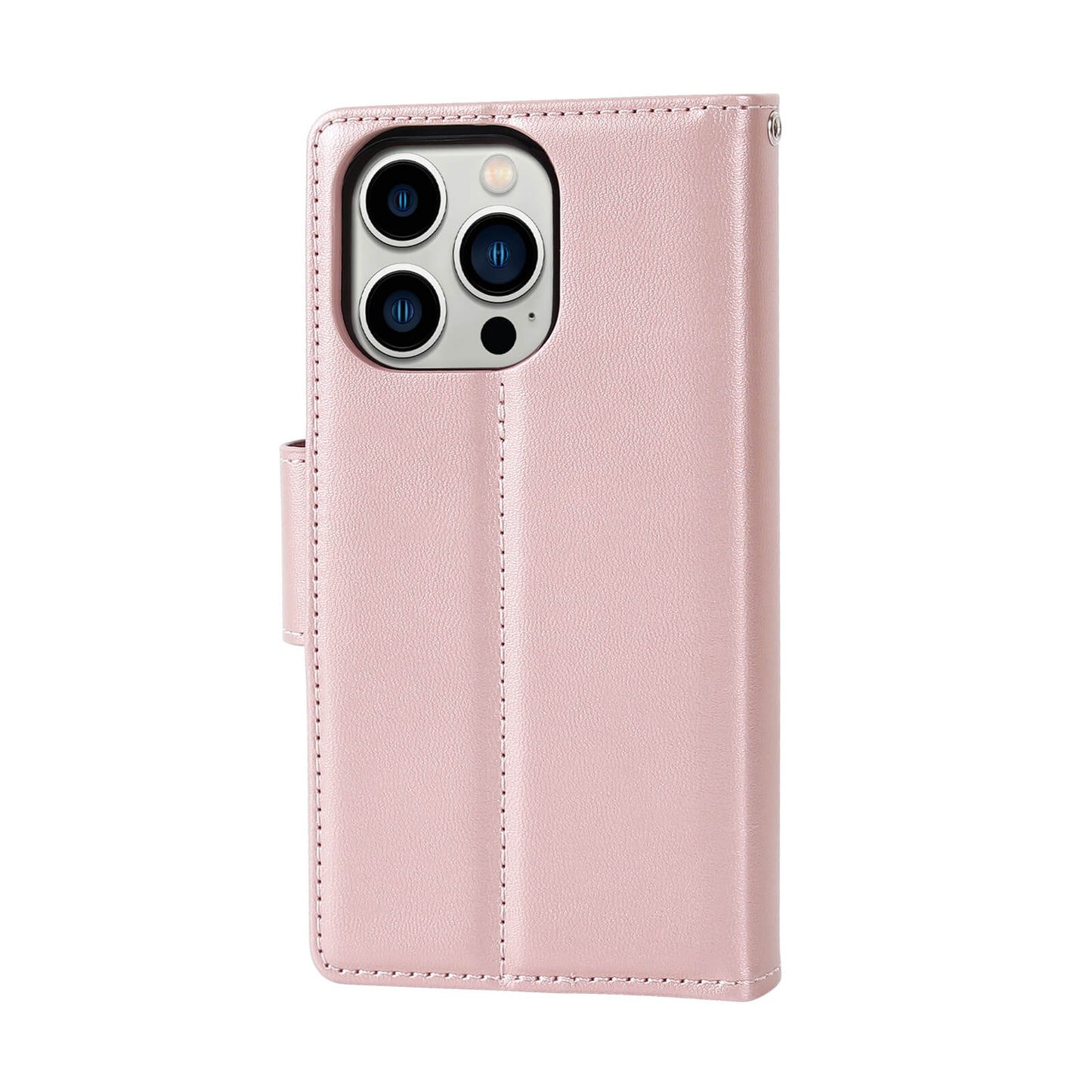 Hanman Miro Leather 2-in-1 Wallet Case with Magnetic Back Compaatible with iPhone 15 Pro