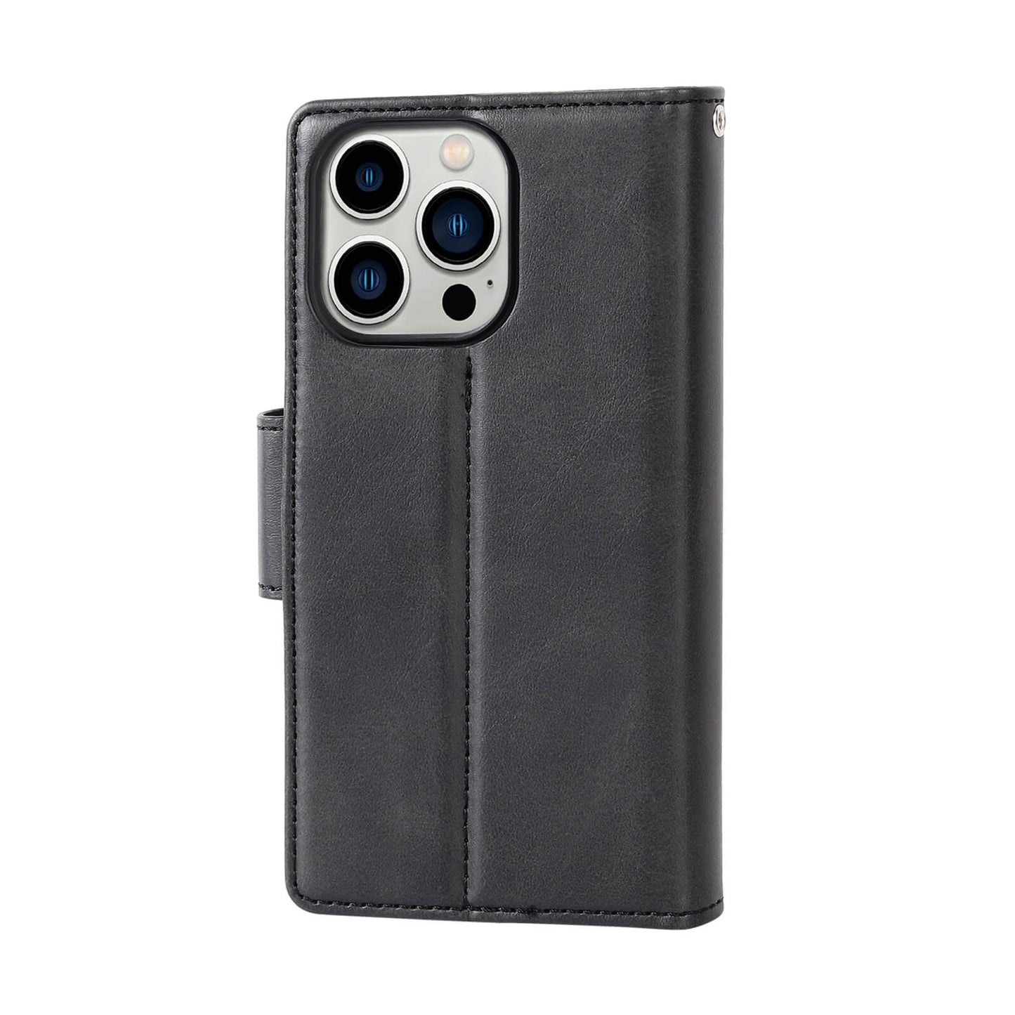 Hanman Miro Leather 2-in-1 Wallet Case with Magnetic Back Compaatible with iPhone 15 Pro