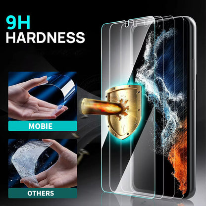 Full Screen HD Super Clear Tempered Glass Compatible with Samsung S24 Plus Screen Protector