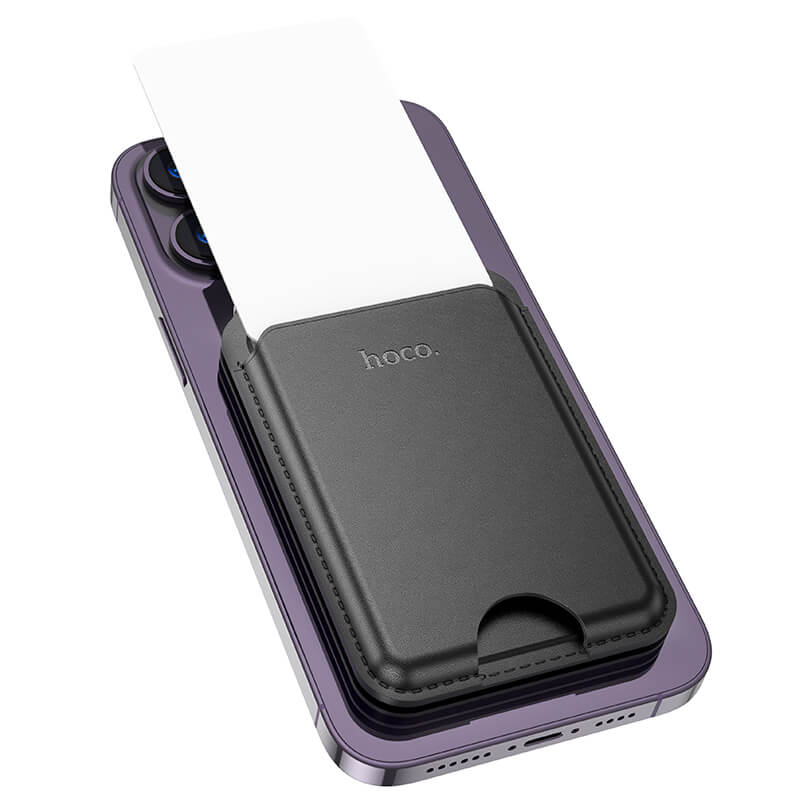 Hoco Leather Wallet Magsafe Card Bag Phone Stand