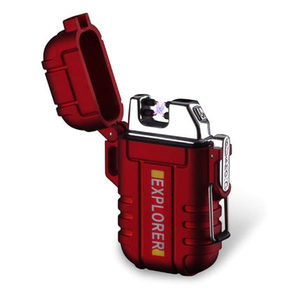 Dual Arc Lighter Double Arc Plasma USB Lighter Rechargeable Flameless Water... R