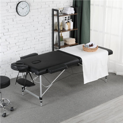 Portable 2 Fold Aluminum Massage Bed