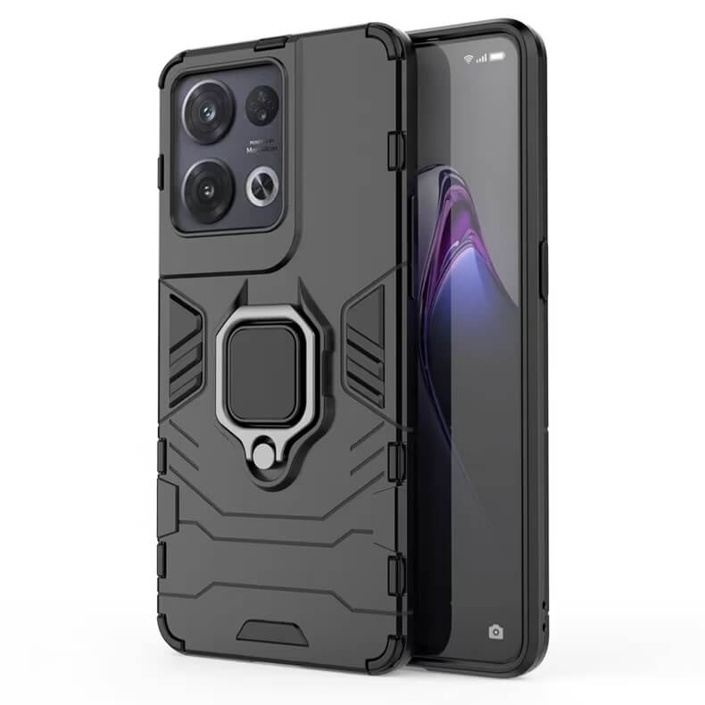 Armor Double Layer Ring Magnetic Kickstand Compatible with Samsung A01 2020 Case