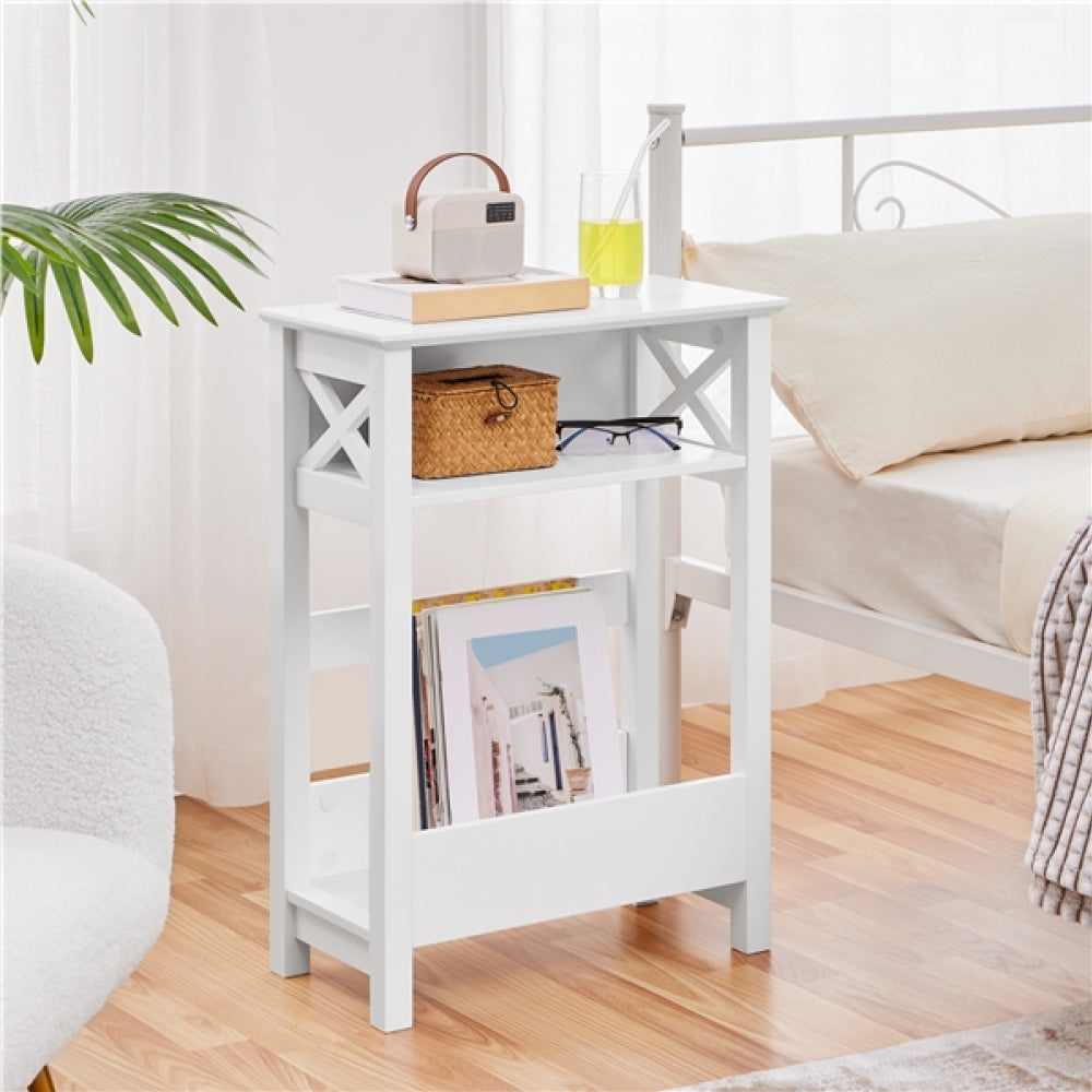 Slim End Table Modern Sofa Table