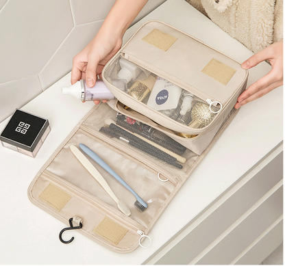 Dustproof Hanging Toiletry Bag with Waterproof Compartments ZH6013