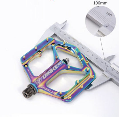 2 pcs Mountain Bike Pedals MTB Pedals Bicycle Flat Pedals colourful