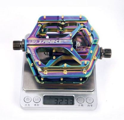 2 pcs Mountain Bike Pedals MTB Pedals Bicycle Flat Pedals colourful