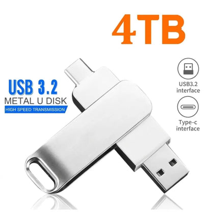 2TB - 4TB USB 3.2 Waterproof Flash Drive