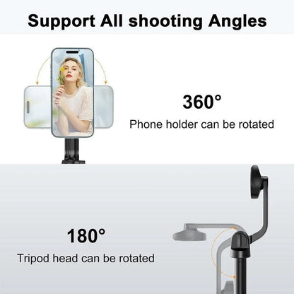 MagSafe Magnetic/Clip Selfie Stick Tripod with Remote – 1.5m Max