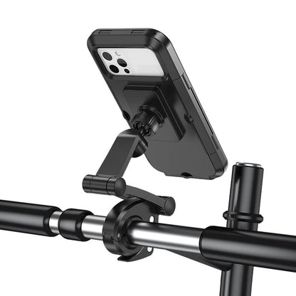 Hoco Bicycle & Motorcycle Fully Enclosed Waterproof Mobile Phone Holder CA101