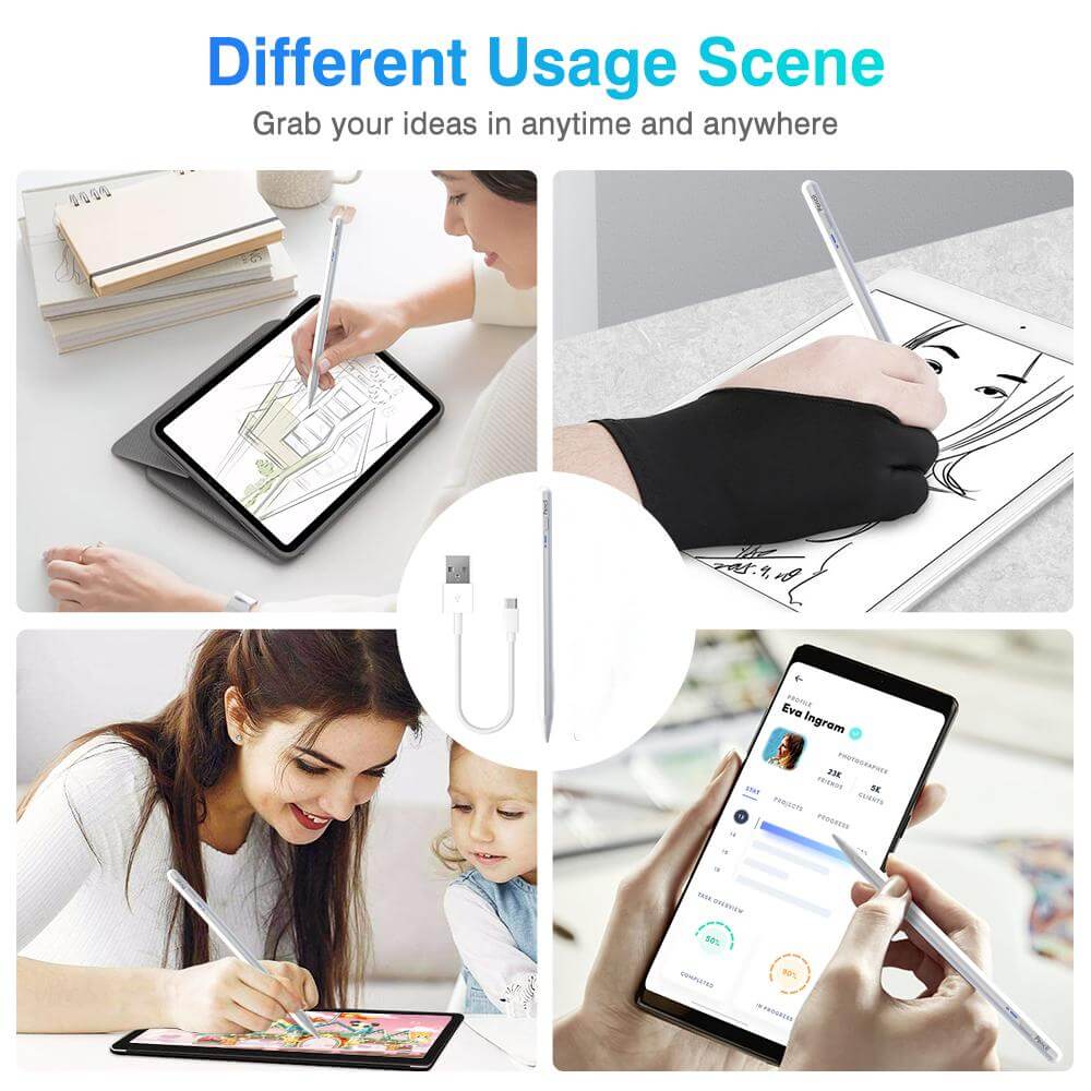 Mobie Universal Touchscreen Compatibility Magnetic Stylus Pen BP16-P